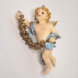 Fortunoff Victorian Cherub Angel Vintage Christmas Ornament Decor